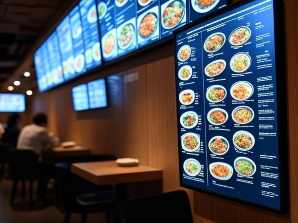 Pixage Restaurant Menu Screens
